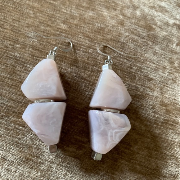 New Pono By Joan Goodman Resin Drop Earrings - Picture 1 of 5